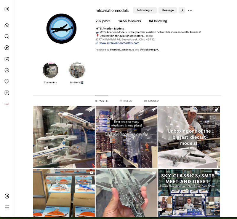 MTS Aviation Models Success Story