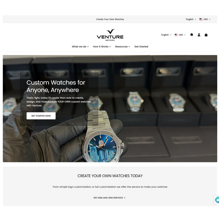 Venture Watches — E-Commerce Facebook and Instagram ads by Vigilante Media