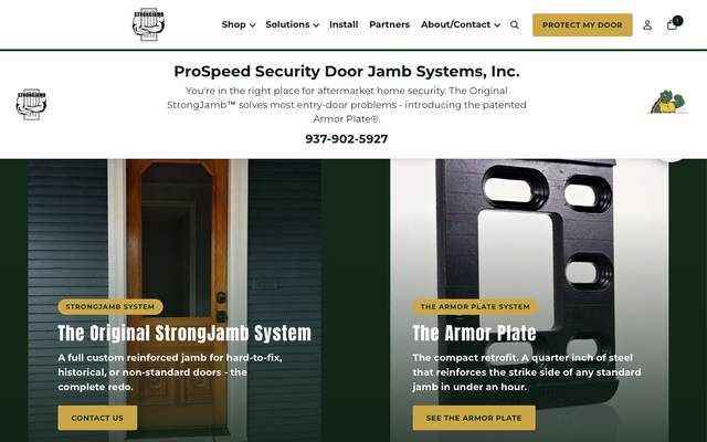 StrongJamb website by Vigilante Media